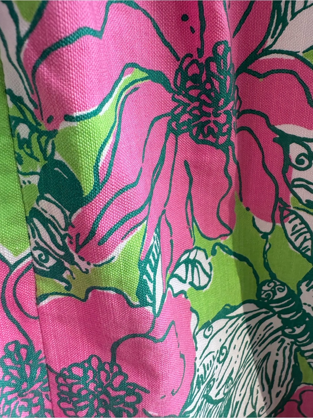 RARE Lilly Pulitzer Lottie Strapless Dress 🌸 Bloomin’ Cocoonin’ 💚 Sz 6 31” B 29 - Picture 5 of 12
